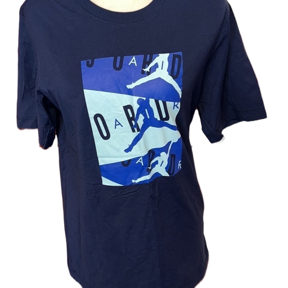 Jordan Blue Short Sleeve Cotton T-Shirt S